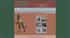 Desktop Screenshot of dinosaur-museum.org